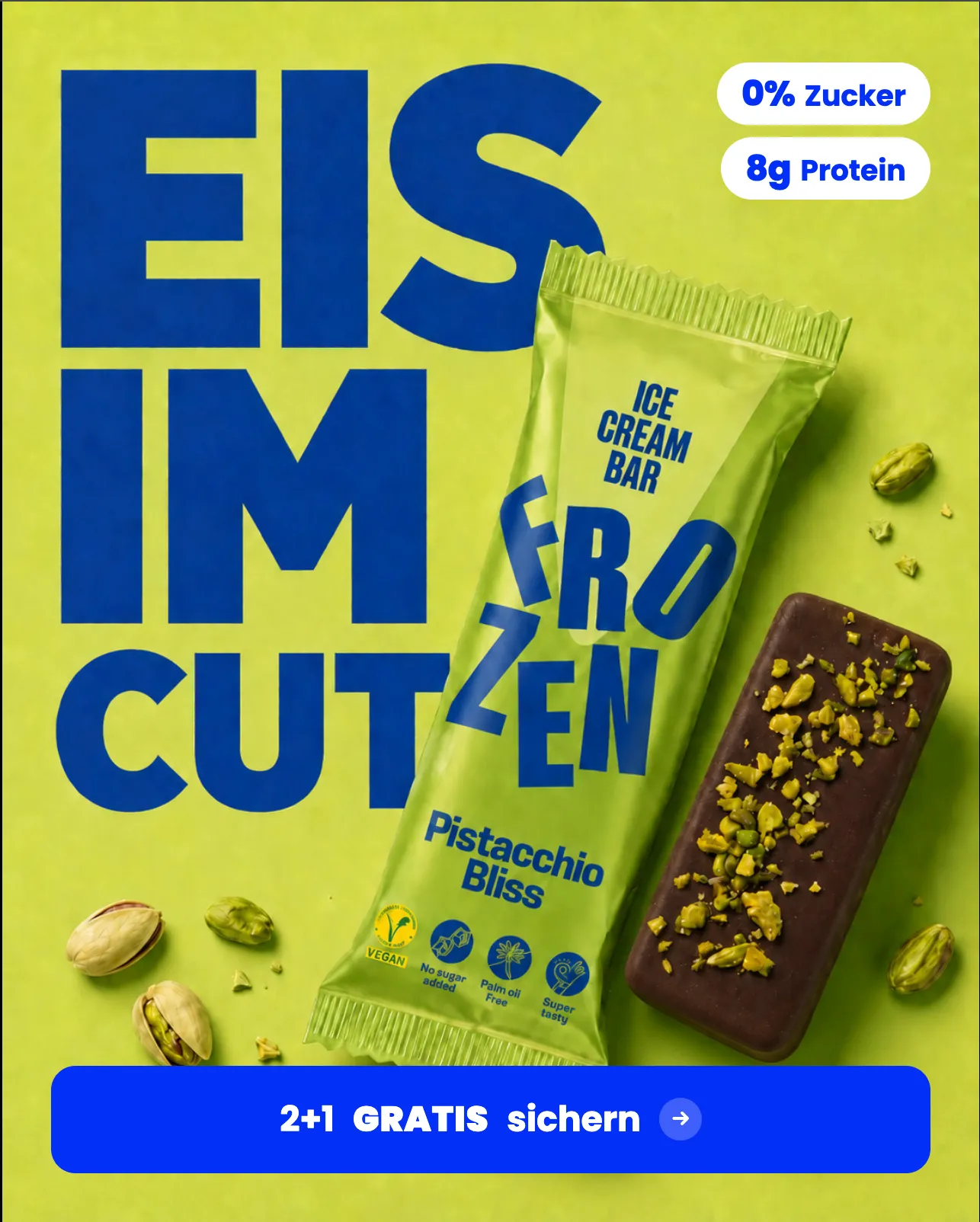 Eis im Cut — Pistacchio Bliss